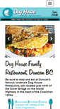 Mobile Screenshot of doghouserestaurant.com